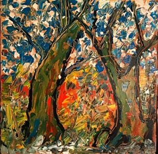 Quadro del pittore Eugenio Guarini - 2115 Il campo