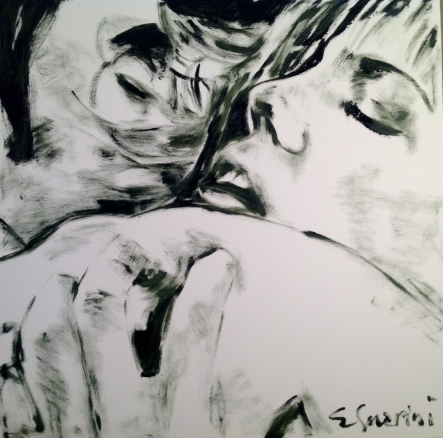 Quadro del pittore Eugenio Guarini - 2320 Embrasse moi
