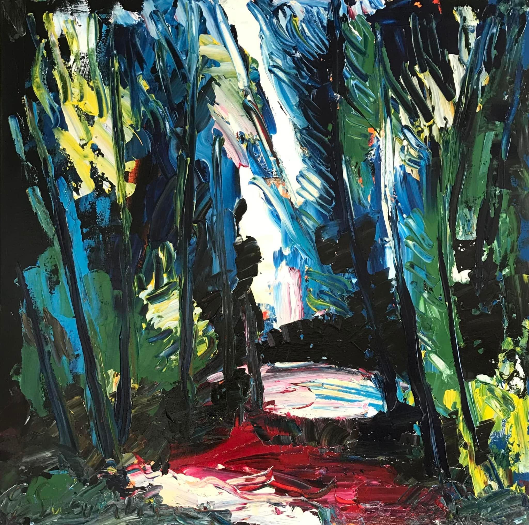 Quadro del pittore Eugenio Guarini - 2116 Nel cuore del bosco